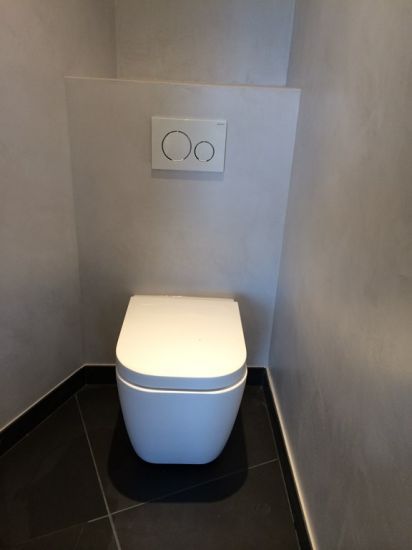 Wc Gébérit Monolith et habillage en verre